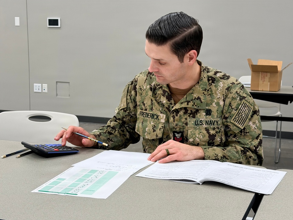 Navy Reserve Center Fallon Conducts Semi-Annual Navy-wide Advancement Exam
