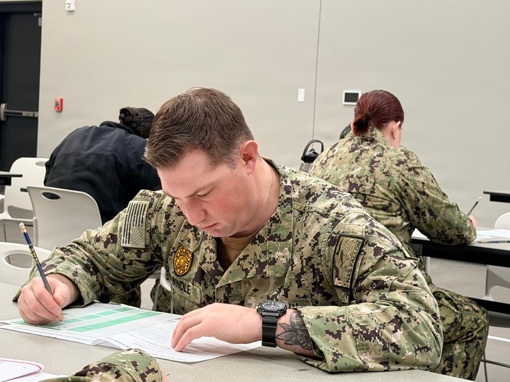 Navy Reserve Center Fallon Conducts Semi-Annual Navy-wide Advancement Exam