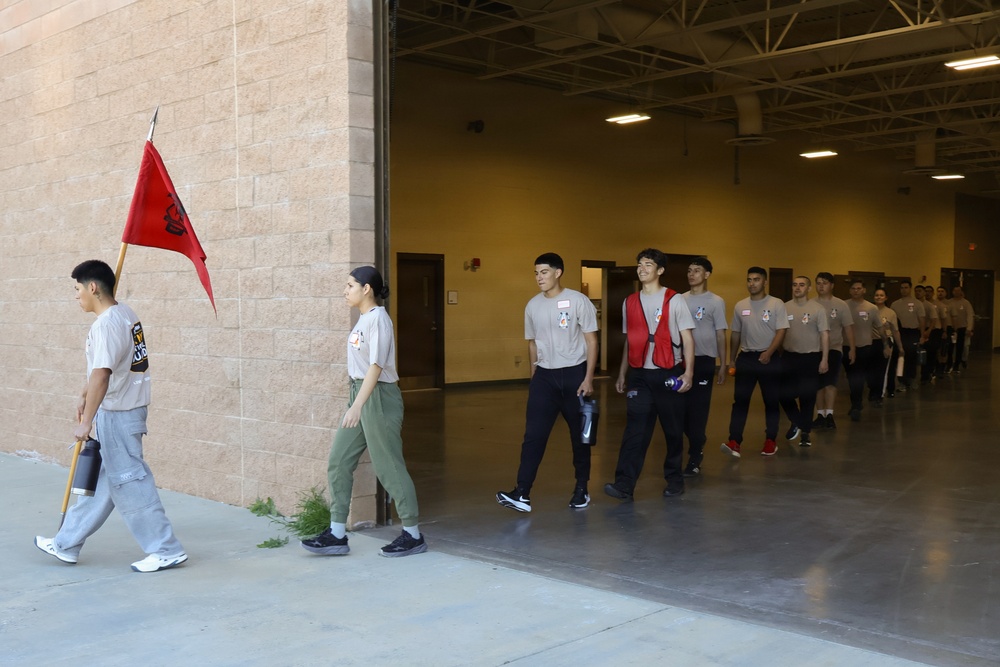 Army National Guard Recruit Sustainment Program conducts an Army Fitness Test