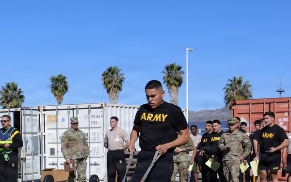 Army National Guard Recruit Sustainment Program conducts an Army Fitness Test
