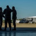 Spanish Air Force Airmen confer after NH90 flight checks during Sentry South 26-2