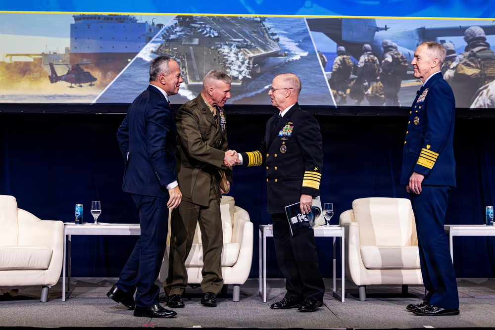 The Commandant, Gen. Eric M. Smith attends 2026 WEST: Premier Sea Services Event