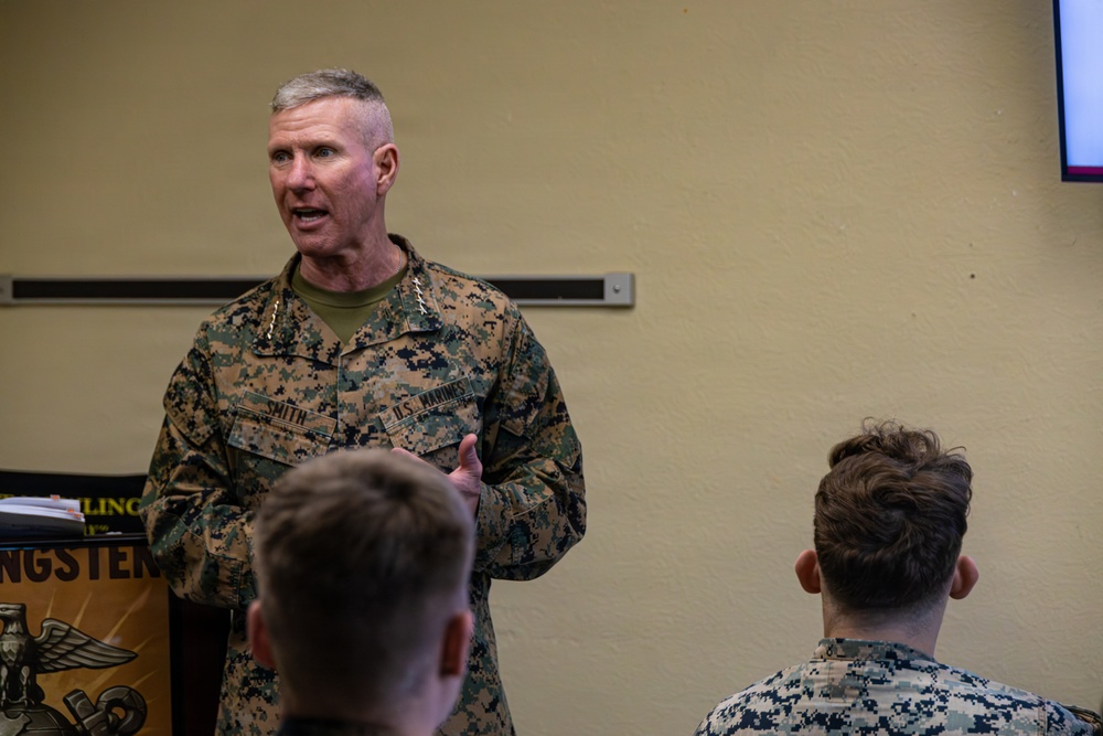 The Commandant, Gen. Eric M. Smith visited MCRD San Diego