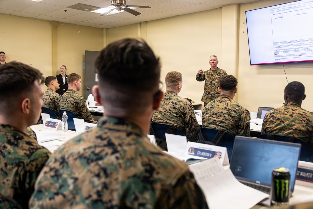The Commandant, Gen. Eric M. Smith visited MCRD San Diego