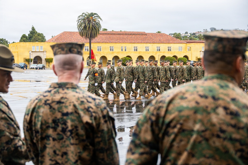 The Commandant, Gen. Eric M. Smith visited MCRD San Diego