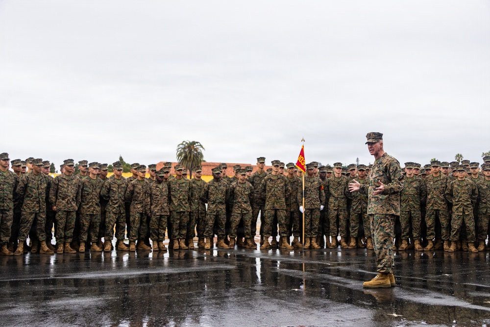 The Commandant, Gen. Eric M. Smith visited MCRD San Diego