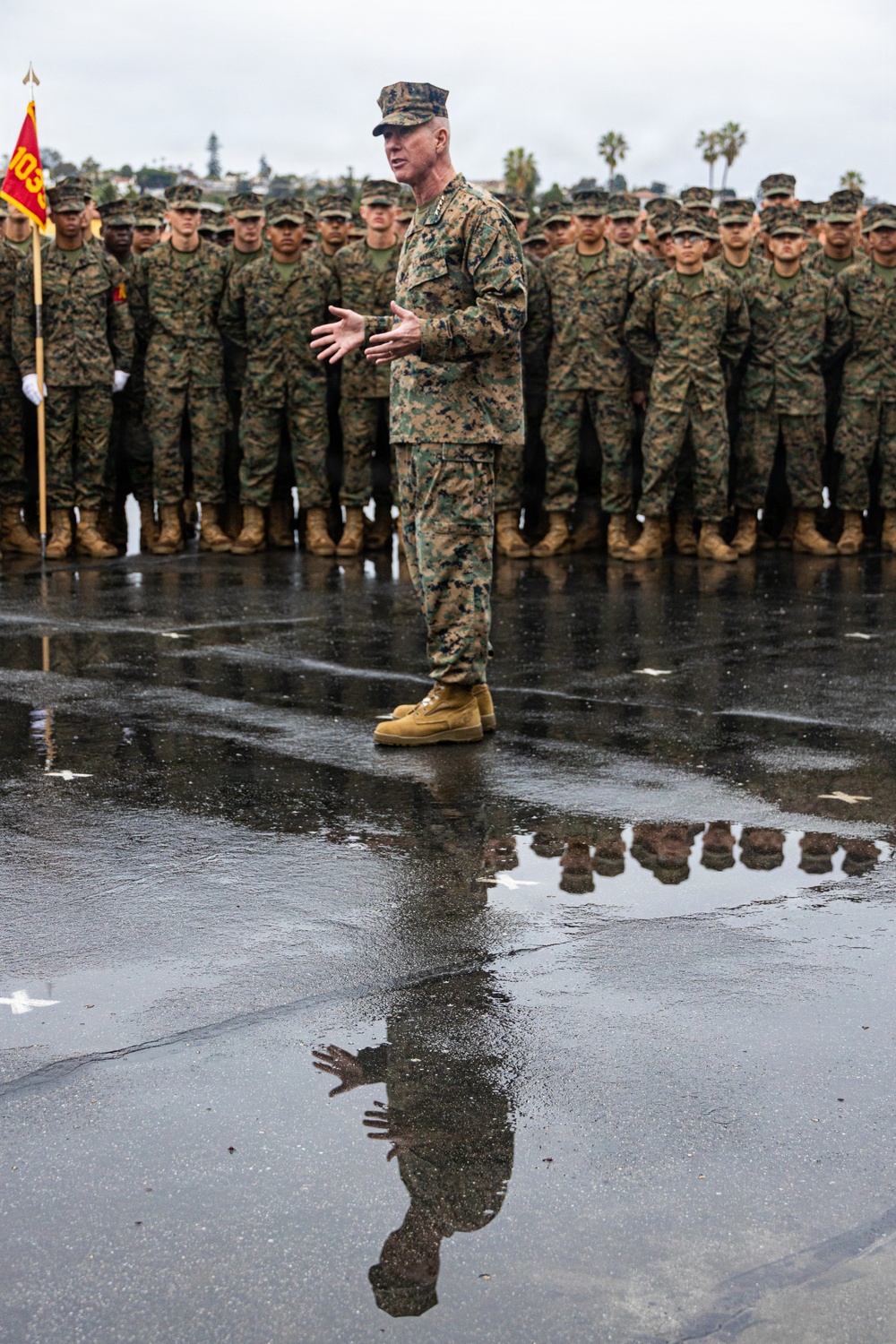 The Commandant, Gen. Eric M. Smith visited MCRD San Diego