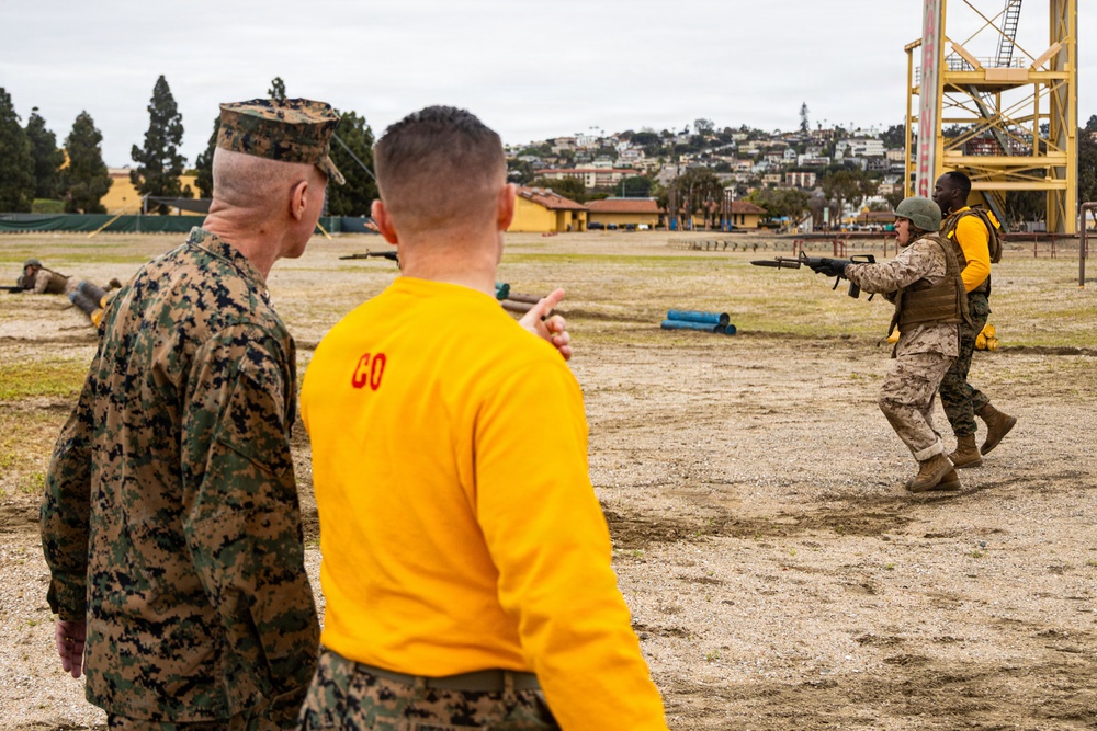 The Commandant, Gen. Eric M. Smith visited MCRD San Diego