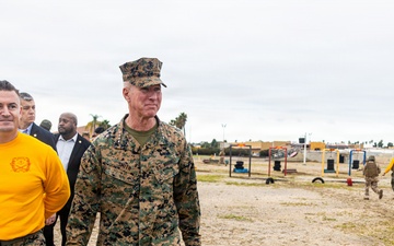 The Commandant, Gen. Eric M. Smith visited MCRD San Diego