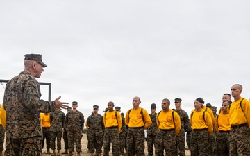 The Commandant, Gen. Eric M. Smith visited MCRD San Diego