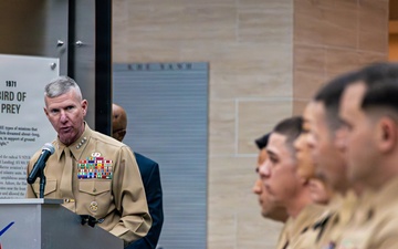 The Commandant, Gen. Eric M. Smith attends the Commandant’s Combined Awards Ceremony