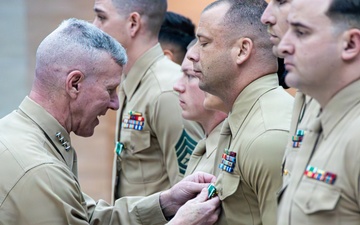 The Commandant, Gen. Eric M. Smith attends the Commandant’s Combined Awards Ceremony