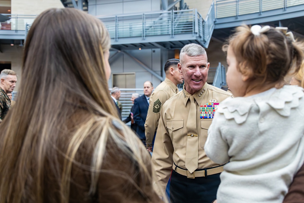The Commandant, Gen. Eric M. Smith attends the Commandant’s Combined Awards Ceremony