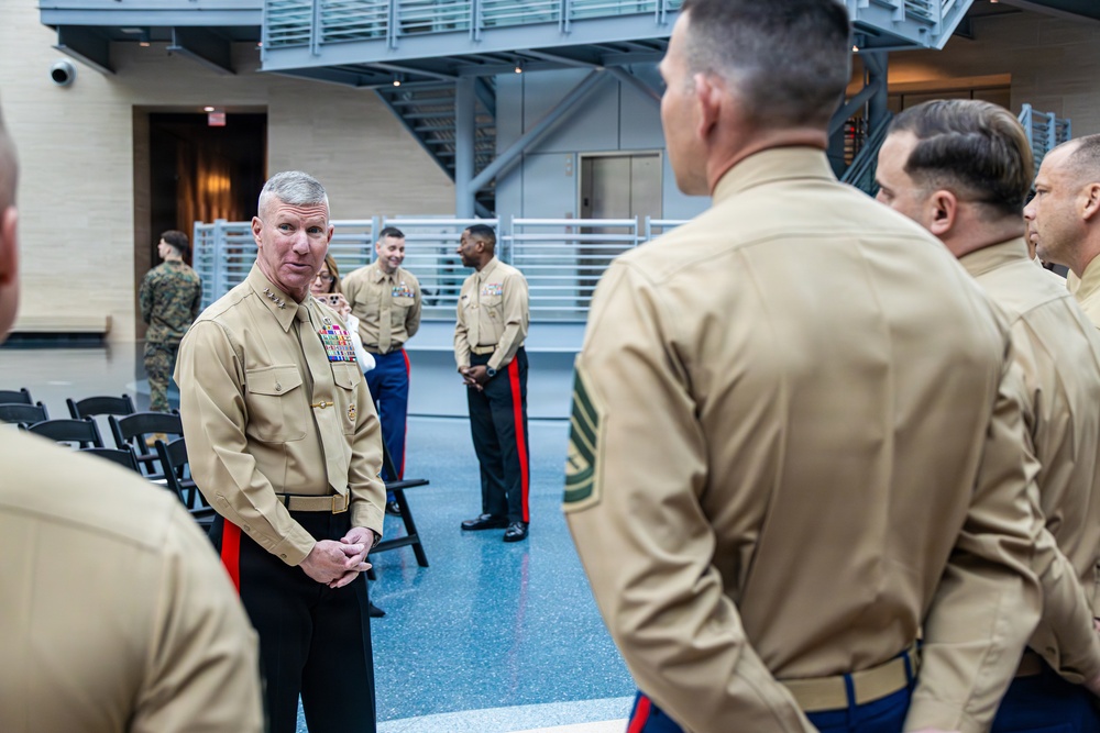 The Commandant, Gen. Eric M. Smith attends the Commandant’s Combined Awards Ceremony
