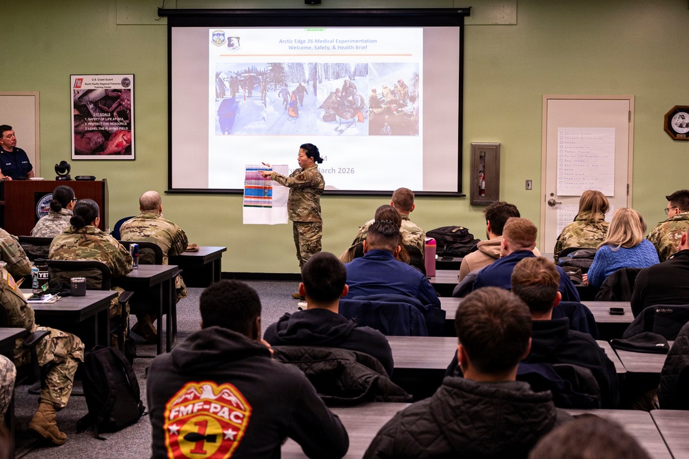 OPMED team supporting Joint Service, multi-agency Arctic Edge exercise