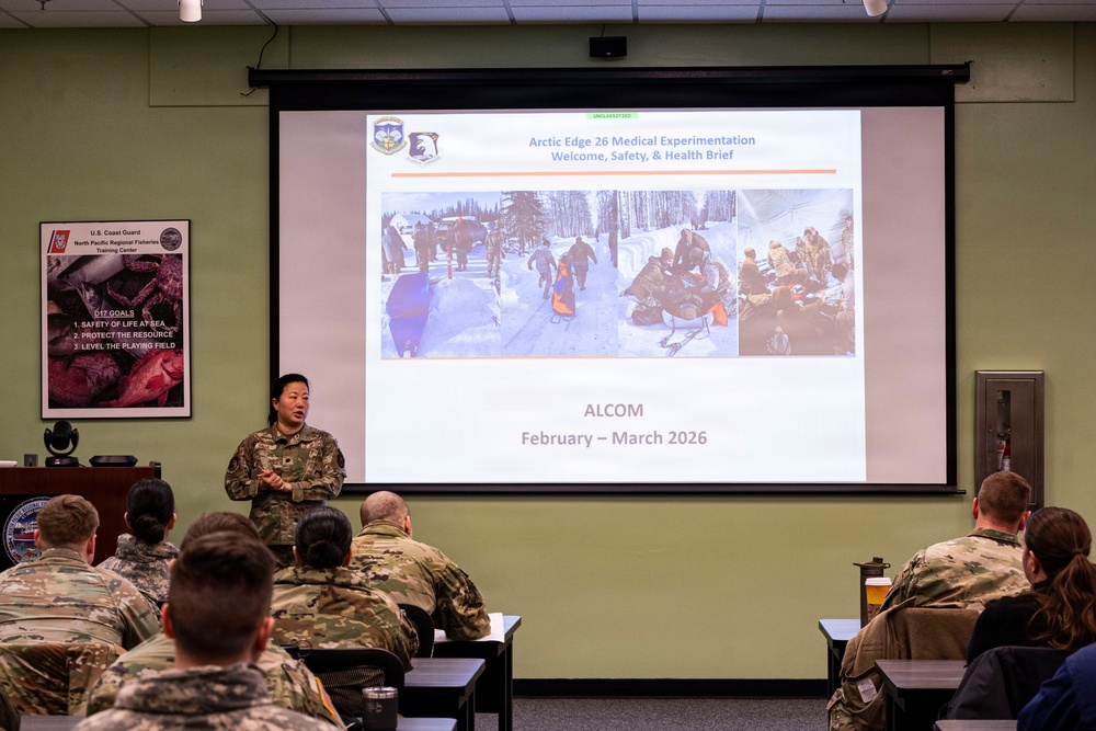 OPMED team supporting Joint Service, multi-agency Arctic Edge exercise