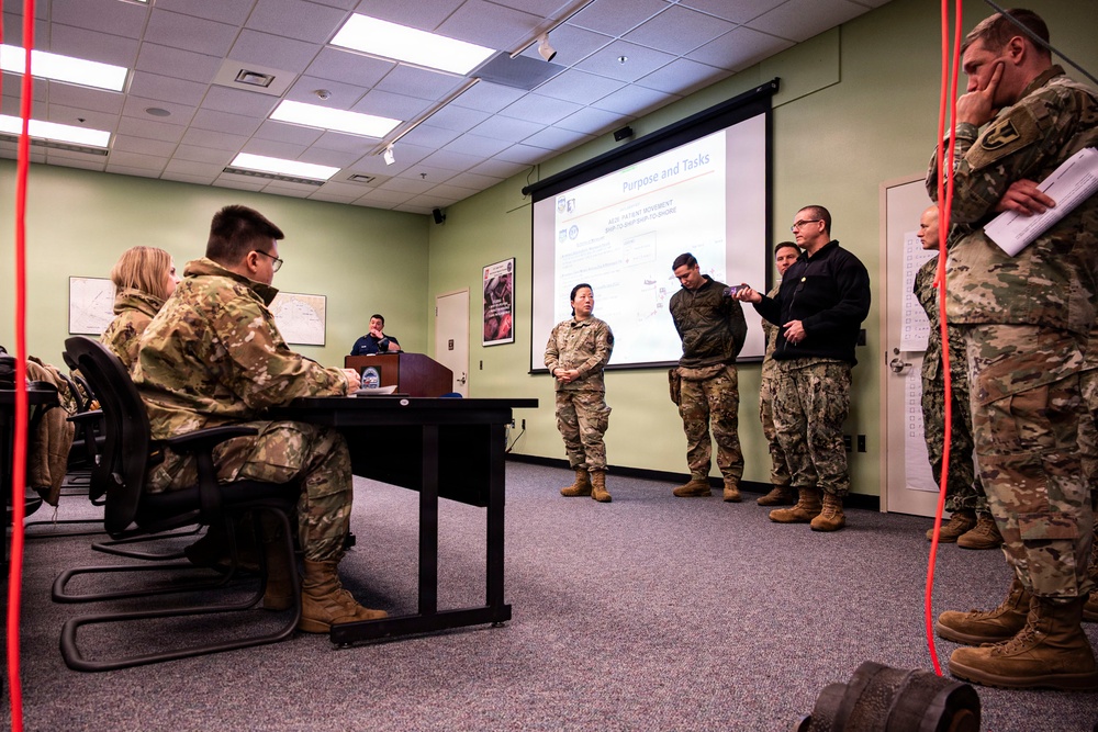 OPMED team supporting Joint Service, multi-agency Arctic Edge exercise