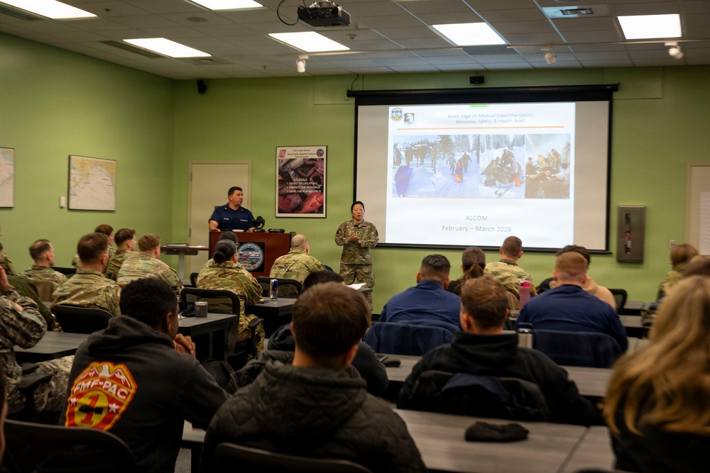 OPMED team supporting Joint Service, multi-agency Arctic Edge exercise
