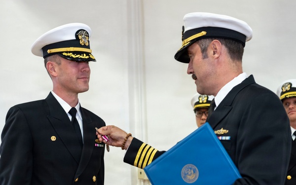 USS Preble (DDG 88) Change of Command Ceremony