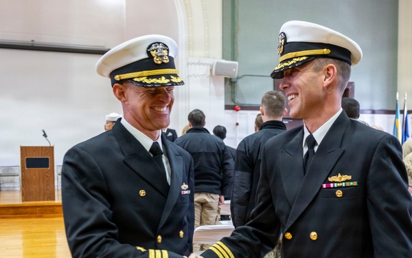 USS Preble (DDG 88) Change of Command Ceremony