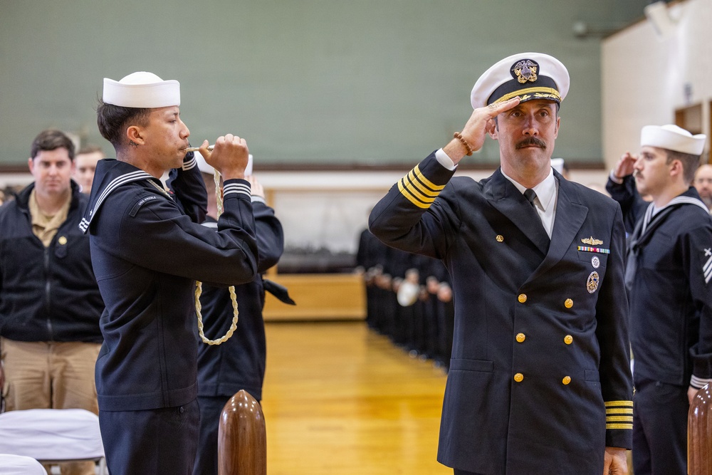 USS Preble (DDG 88) Change of Command Ceremony