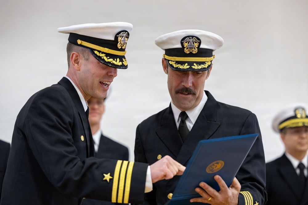 USS Preble (DDG 88) Change of Command Ceremony