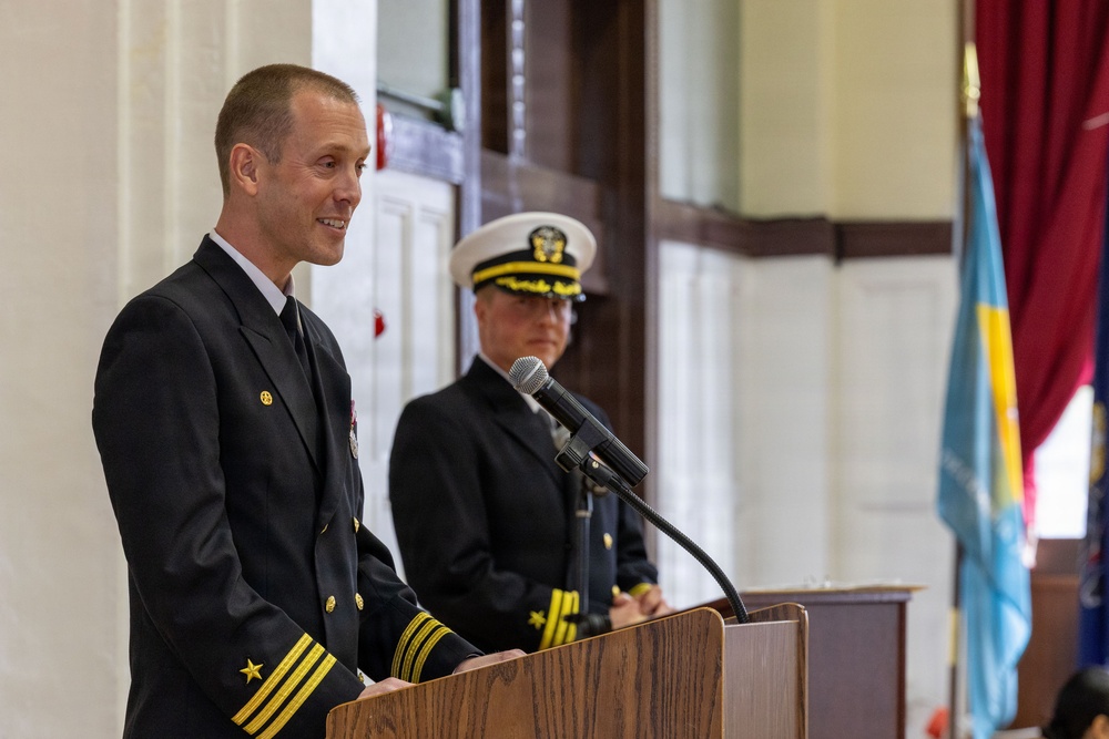 USS Preble (DDG 88) Change of Command Ceremony