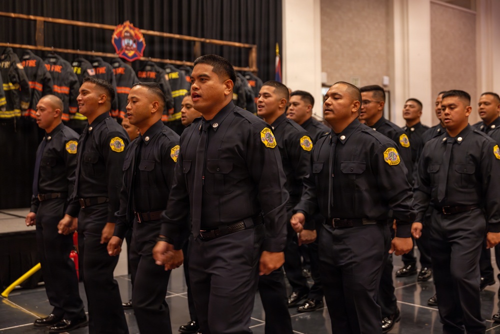 Joint Region Marianas graduates 20 new firefighters