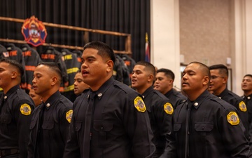 Joint Region Marianas graduates 20 new firefighters
