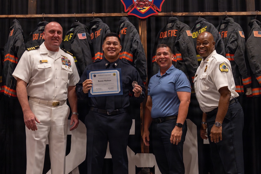 Joint Region Marianas graduates 20 new firefighters