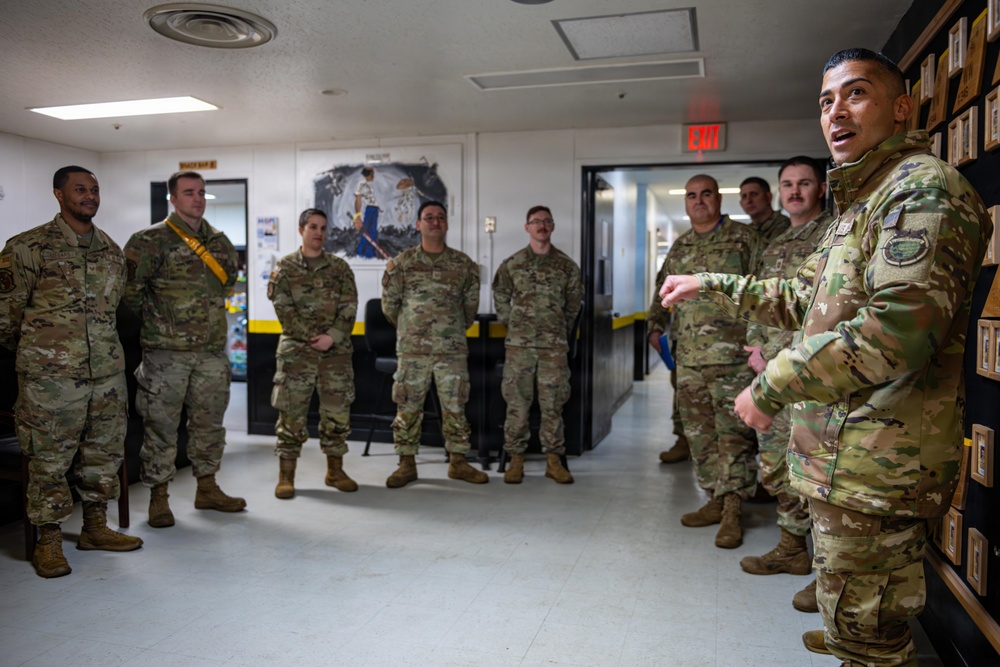 Airman readiness: USFJ senior enlisted leader CMSgt. Damian visits Misawa