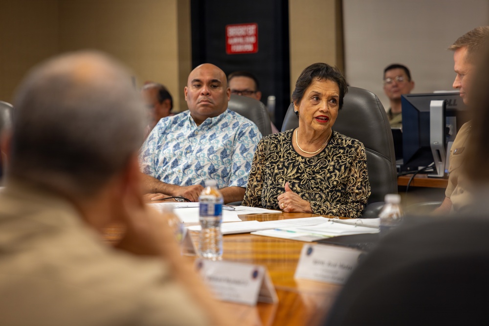 Guam, CNMI leaders meet with JTF-M, JRM at  Civil-Military Coordination Council