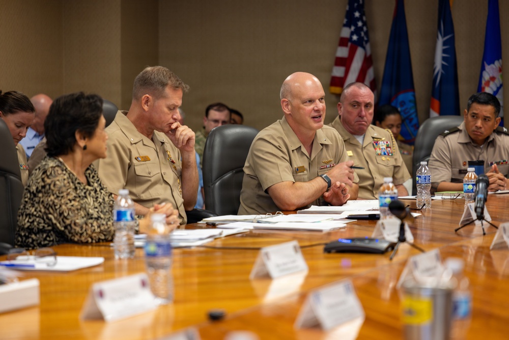 Guam, CNMI leaders meet with JTF-M, JRM at  Civil-Military Coordination Council