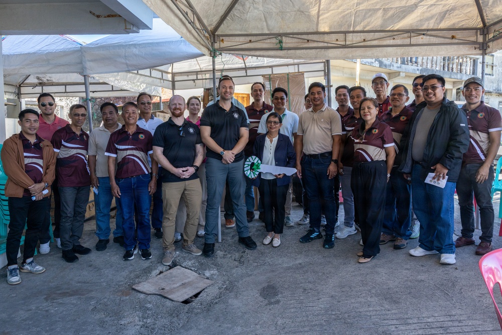 Philippine Officials, US Forces, Host Medical Donation Ceremony in Batanes