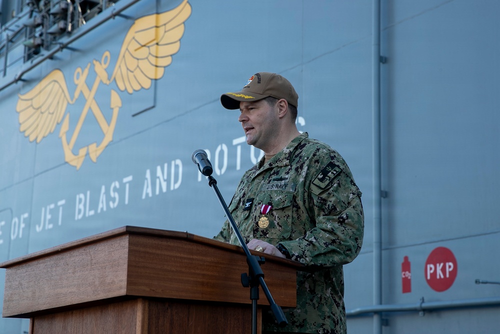 PHIBRON 11’s Change of Command Ceremony