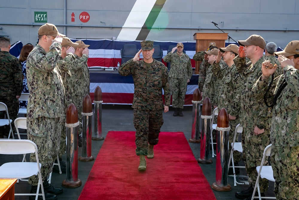 PHIBRON 11’s Change of Command Ceremony