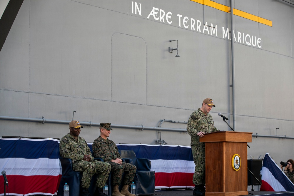 PHIBRON 11’s Change of Command Ceremony