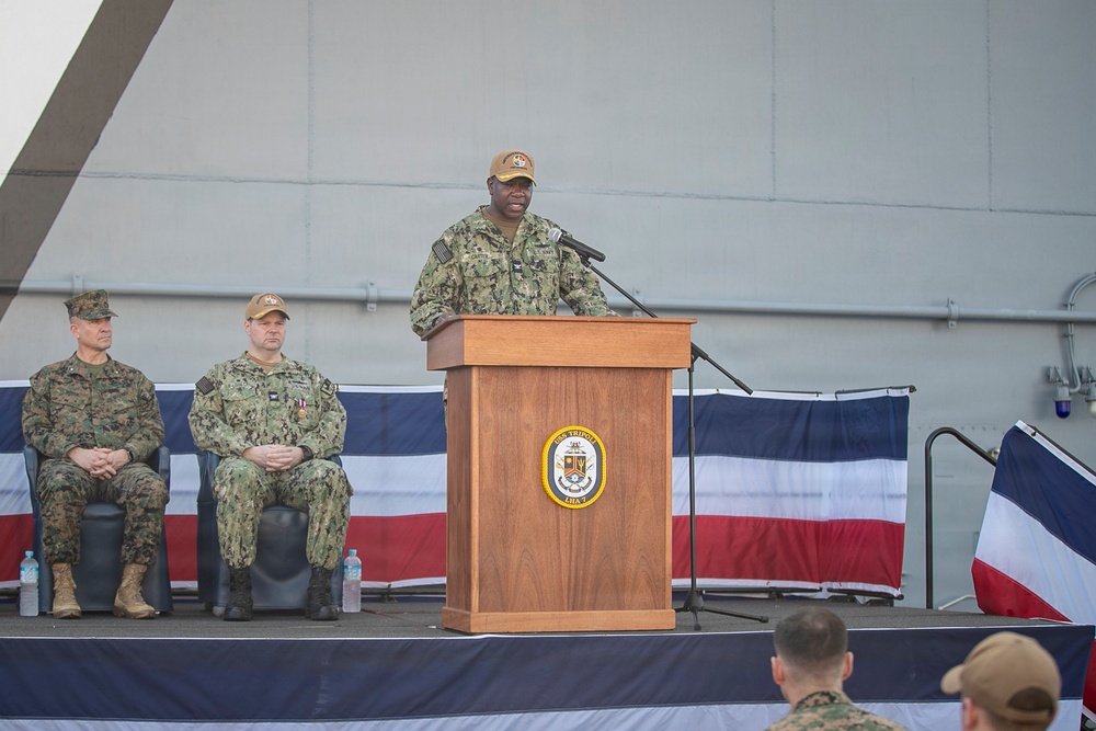 PHIBRON 11’s Change of Command Ceremony