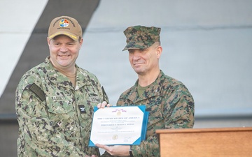 PHIBRON 11’s Change of Command Ceremony