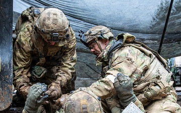 101st Brigade Support Battalion Conducts Mass Casualty Training During Combined Resolve 26-05 at JMRC Hohenfels