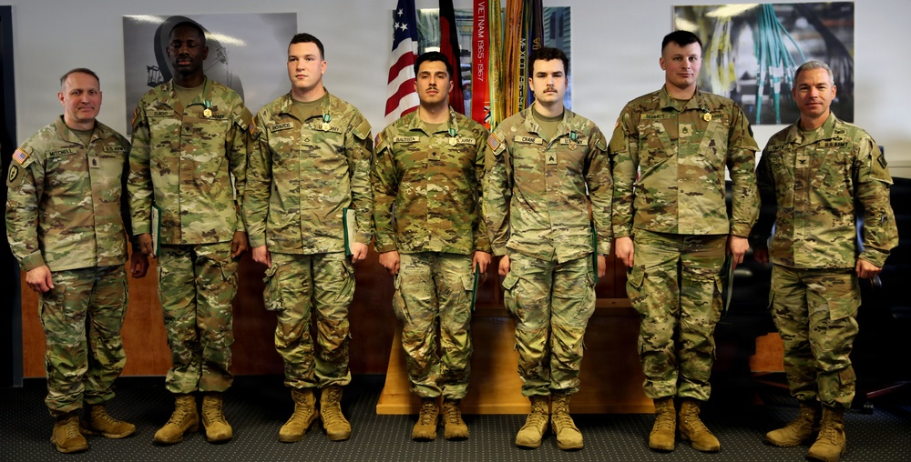 Wolfpack Squad Triumphs at 2d Theater Signal Brigade Best Squad Competition