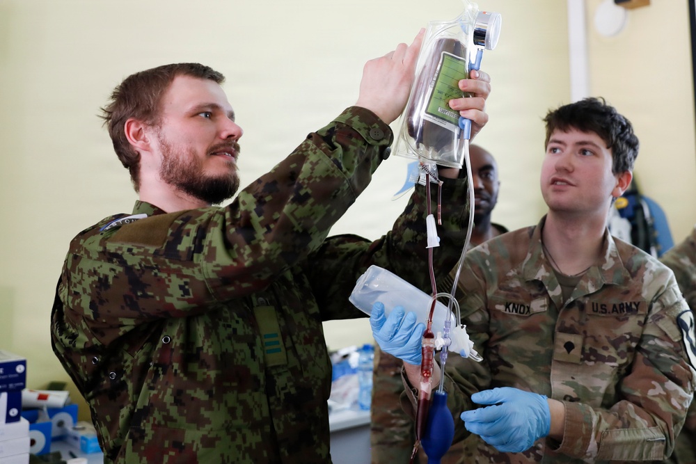 Allies in Action: U.S. Army Trains Estonian Troops Lifesaving Medical Skills