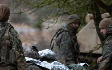 U.S. Army Soldiers Assigned to 3rd Battalion 66th Armor Regiment Practice Medical Drills During Combined Resolve 26-05