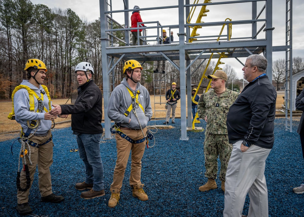 February 20, 2026 - Military Sealift Command visits Training Center Hampton Roads