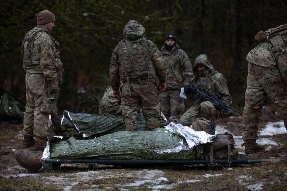 U.S. Army Soldiers Assigned to 3rd Battalion 66th Armor Regiment Practice Medical Drills During Combined Resolve 26-05