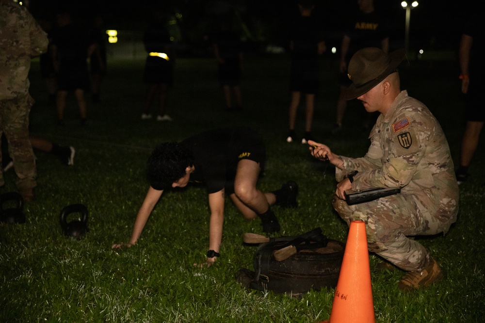 1st Mission Support Command Conduct Army Fitness Test
