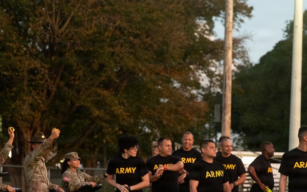 1st Mission Support Command Conduct Army Fitness Test