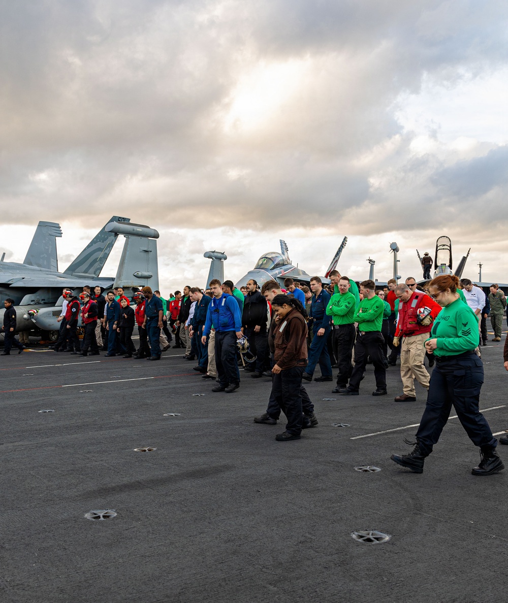 Daily Operations Aboard USS George H.W. Bush (CVN 77)