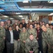 Commander, Naval Information Forces, meets with Information Warfare Sailors stationed in Guam.
