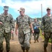 Commander, Naval Information Forces, meets with Information Warfare Sailors stationed in Guam.